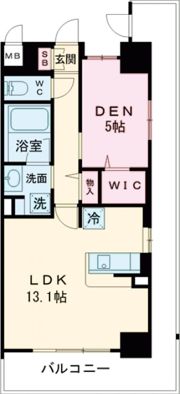 フェンテ・一条の間取り画像