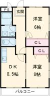 エクセルⅡの間取り画像