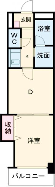 クレモナ山手の間取り画像