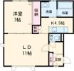 グランビュー本町の間取り画像