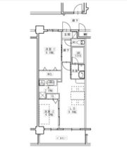 コンダクトレジデンスTOKURIKI322の間取り画像