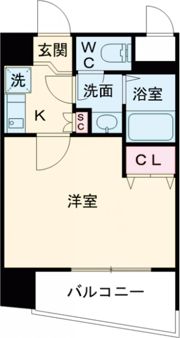 ラナップスクエア 神戸県庁前の間取り画像