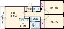 ベネフィットフルールの間取り画像