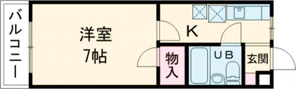 スカイコールほうねんの間取り画像