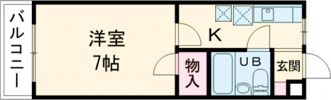 スカイコールほうねんの間取り画像