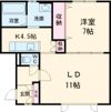 グランビュー本町の間取り画像