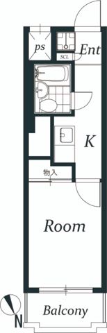 ベル島田の間取り画像