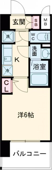 CREST TAPP 大阪EASTの間取り画像