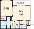 Briller五稜郭の間取り画像