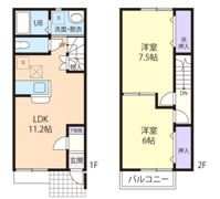 サニーカーサハルの間取り画像