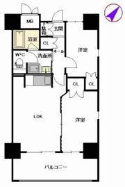 シャーメゾンステージ博多の間取り画像