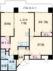 OMマンション東生駒の間取り画像
