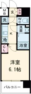 CREST TAPP 大阪EASTの間取り画像