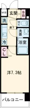 プレサンスTHE KYOTO 流雅の間取り画像
