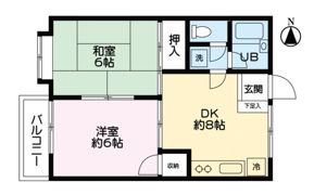 アンジュⅠ番館の間取り画像