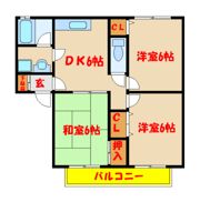 ソフィア清水Aの間取り画像