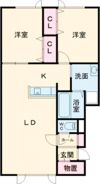 リュミエールBの間取り画像