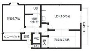 エルジェの間取り画像