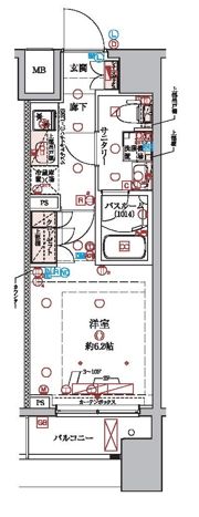 ラクラス横浜の間取り画像
