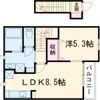 (仮)ロタス中島アパートの間取り画像