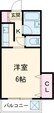 Elegance コーポクスノセの間取り画像