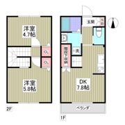 グラディートA棟の間取り画像
