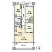 プラウド横濱鶴見の間取り画像