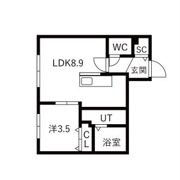 サクランシェ宮の沢の間取り画像