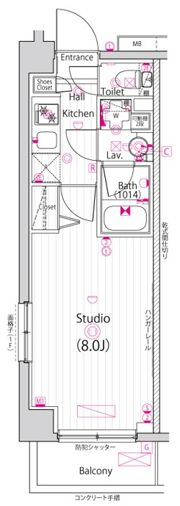 ガーラ行徳グランドステージの間取り画像