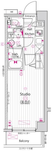 ガーラ行徳グランドステージの間取り画像