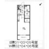 エクセル田中 W棟 Wの間取り画像