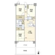 ライオンズマンション比良第3の間取り画像