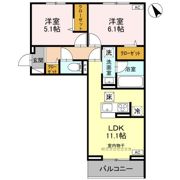 メゾンクレールの間取り画像