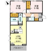 メゾンクレールの間取り画像