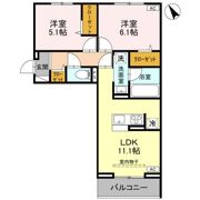 メゾンクレールの間取り画像