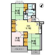 サンライズ星田 B棟の間取り画像