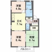 グリーンメゾン鮎沢 Aの間取り画像