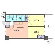 DUO FEEL福岡東の間取り画像