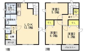 プリエールの間取り画像