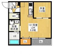 GRANDTIC ARIETTA 2(旧)GR 庚午2の間取り画像