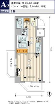 スカイコートヌーベル中村橋の間取り画像
