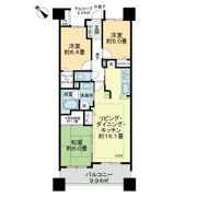 ライオンズ岐阜セントマークス壱番館の間取り画像