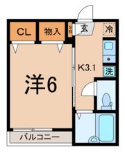 シティパルの間取り画像