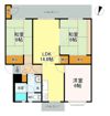 京王山田マンションB棟206の間取り画像