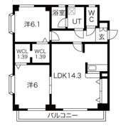 サンライズ滝ノ水の間取り画像