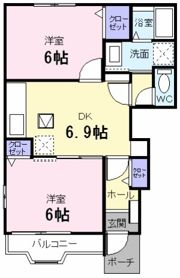 アレグレット Aの間取り画像