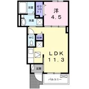 フィグ新栄Ⅰの間取り画像