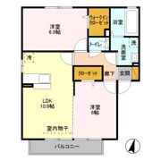 アクシスふじみ野 Ⅲの間取り画像