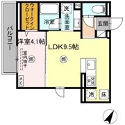 D-ROOMサンライズ A棟の間取り画像