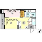 D-ROOMサンライズ A棟の間取り画像